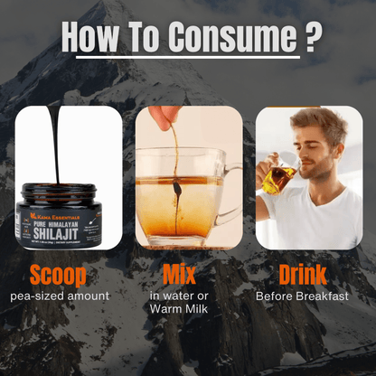 Golden Grade A Himalayan Shilajit Resin – Premium Shilajit for Men & Women – Boosts Energy & Immunity – Packed with 85+ Trace Minerals & 75%+ Fulvic Acid – Lab-Tested, 30g